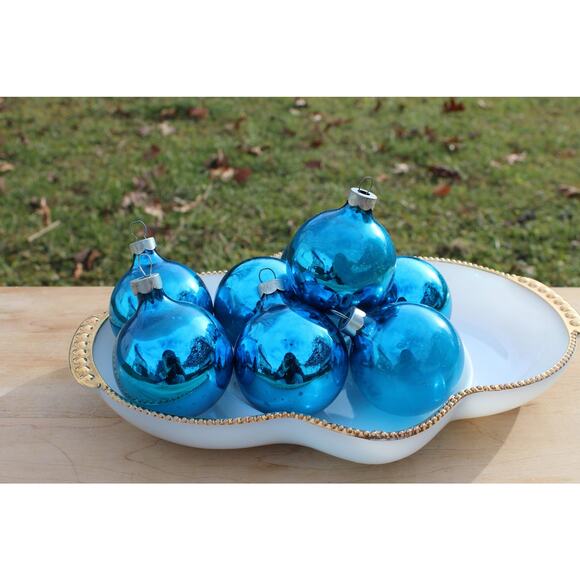 Fire-King Milk Glass Platter with Gold Trim- Serving Tray- Dish - Picture 5 of 10